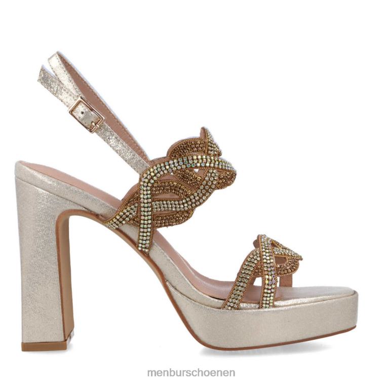 goud hoge hakken 64N061297 bruusk vrouwen Menbur