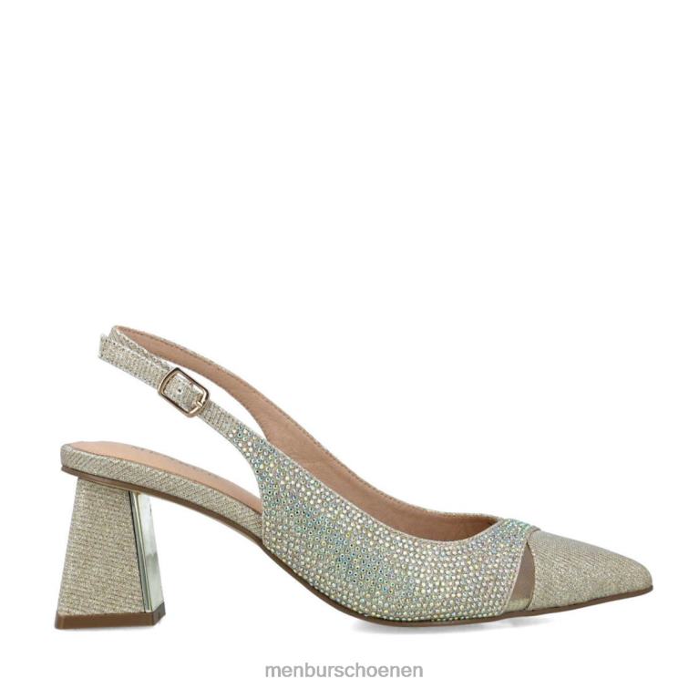 goud hoge hakken 64N061315 aes vrouwen Menbur