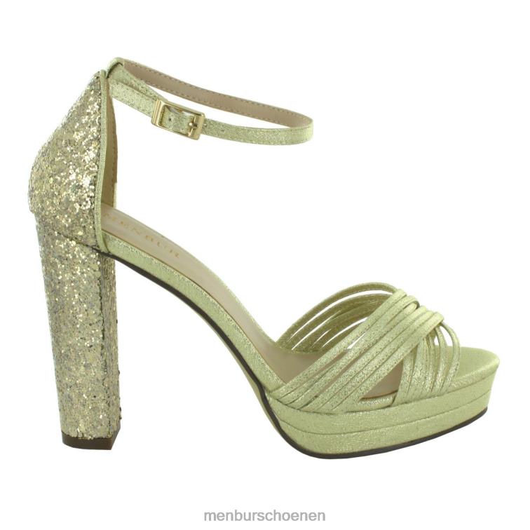 goud hoge hakken 64N061379 hulp vrouwen Menbur