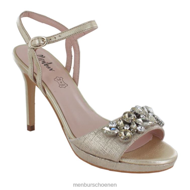 goud hoge hakken 64N061417 gebruikliano vrouwen Menbur