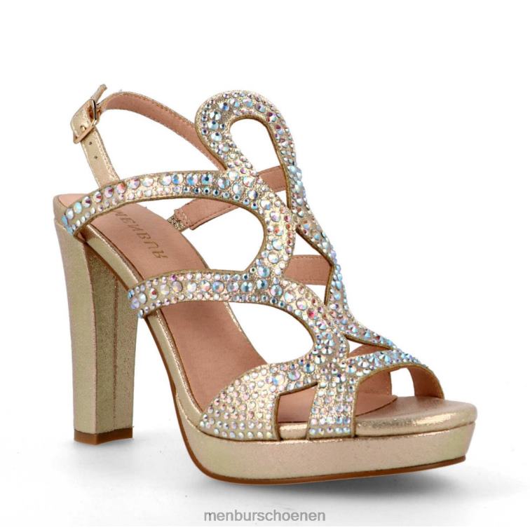 goud hoge hakken 64N061459 lomellina vrouwen Menbur