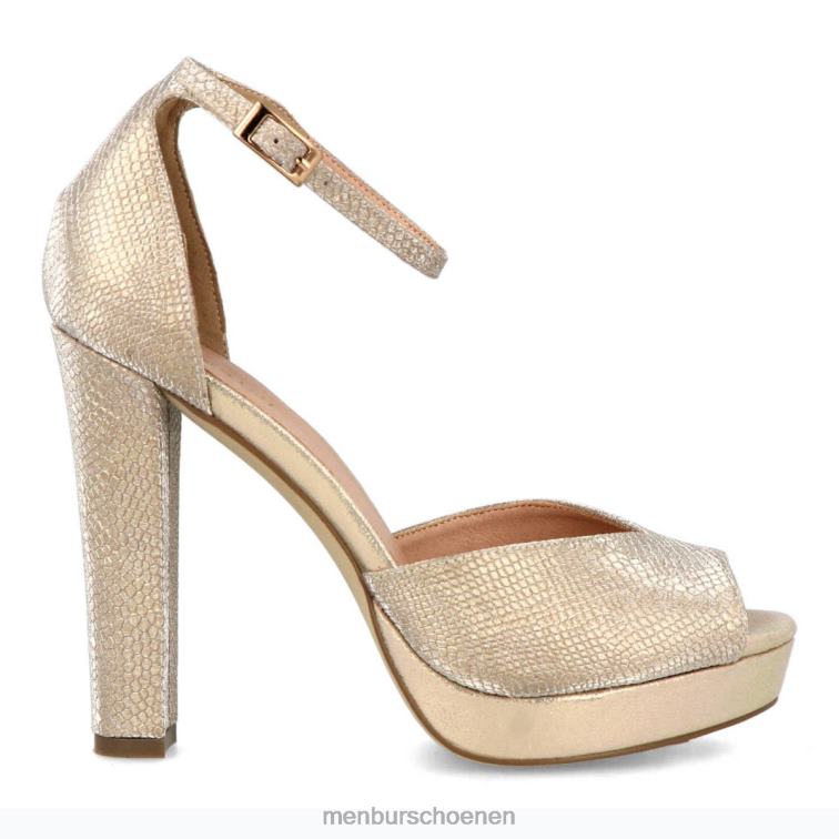 goud hoge hakken 64N061475 kangemi vrouwen Menbur