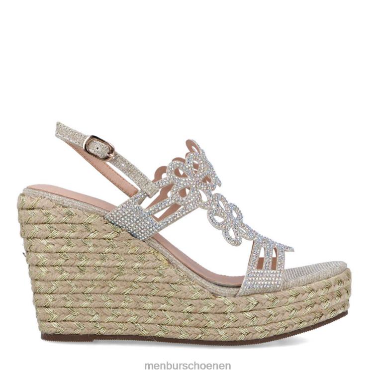 goud hoge hakken 64N063931 Calusco vrouwen Menbur