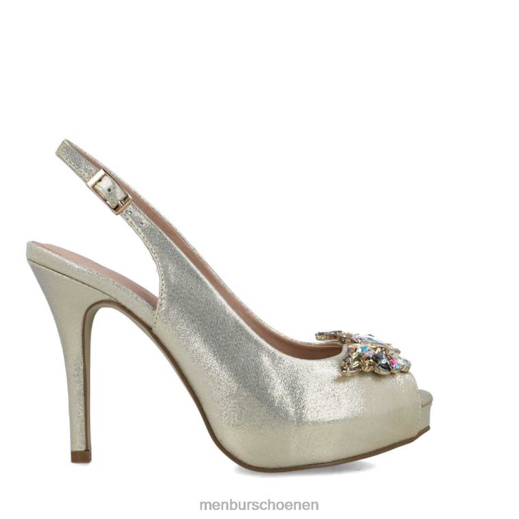 goud hoge hakken 64N063954 lamia vrouwen Menbur