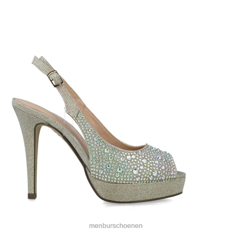 goud hoge hakken 64N063959 bolina vrouwen Menbur