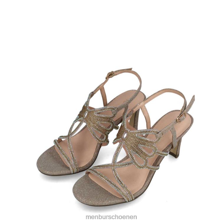 goud hoge hakken 64N063988 euporie vrouwen Menbur