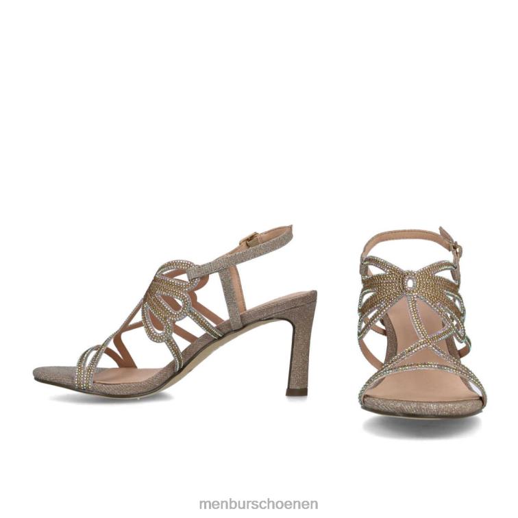 goud hoge hakken 64N063988 euporie vrouwen Menbur