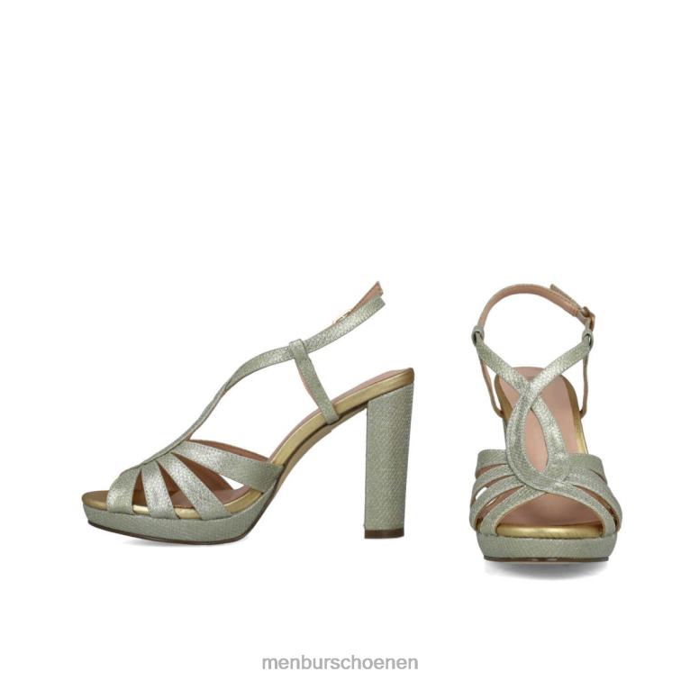 goud hoge hakken 64N063997 creonte vrouwen Menbur