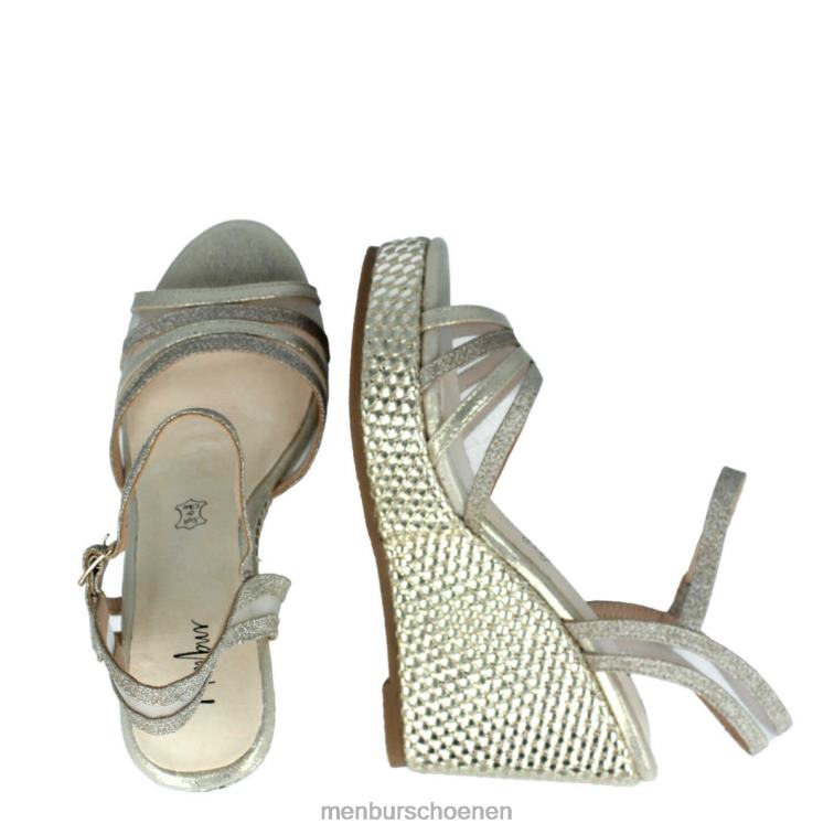 goud hoge hakken 64N064073 bacemi vrouwen Menbur