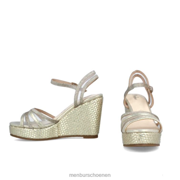 goud hoge hakken 64N064073 bacemi vrouwen Menbur