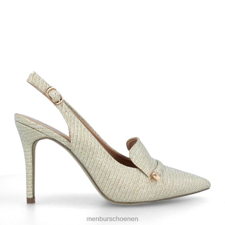 goud hoge hakken 64N064119 venedig vrouwen Menbur