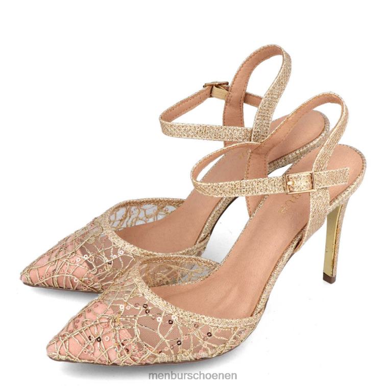 goud hoge hakken 64N064177 birori vrouwen Menbur