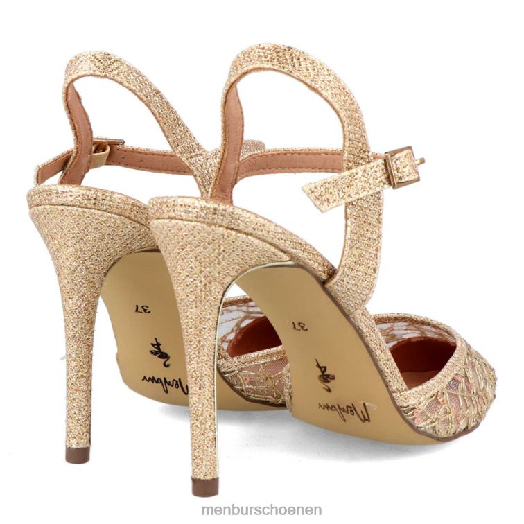 goud hoge hakken 64N064177 birori vrouwen Menbur