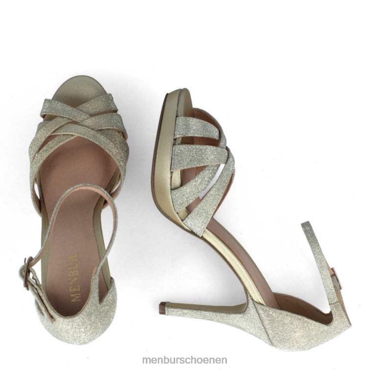 goud hoge hakken 64N064268 volperino vrouwen Menbur