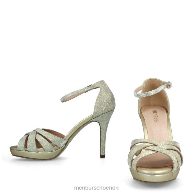 goud hoge hakken 64N064268 volperino vrouwen Menbur