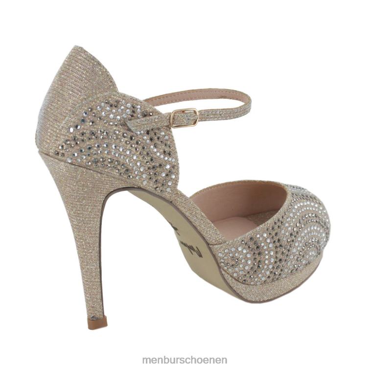 goud hoge hakken 64N064313 stanga vrouwen Menbur