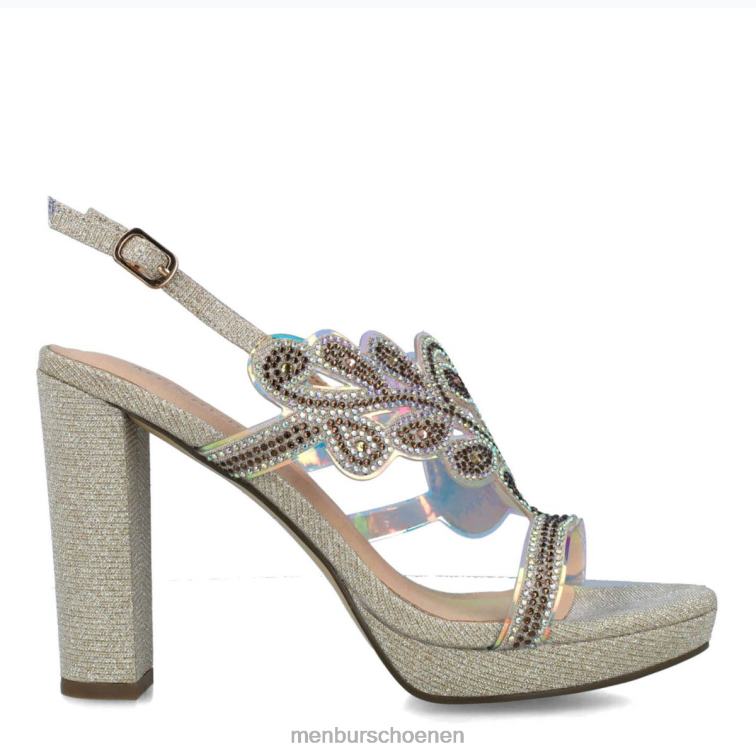 goud hoge hakken 64N06800 obsidiaan vrouwen Menbur