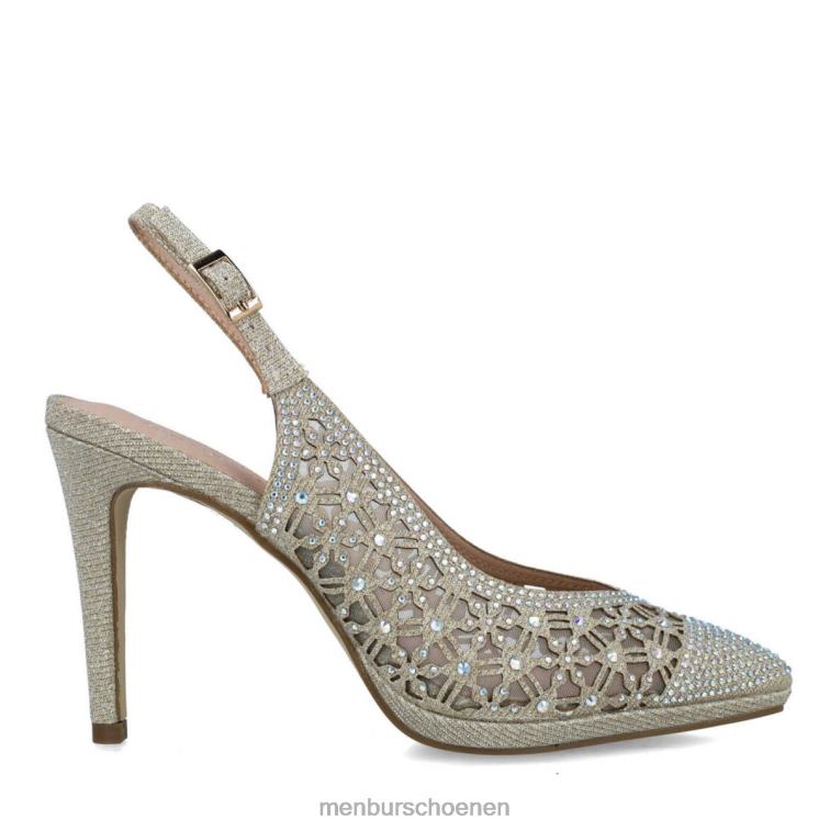 goud hoge hakken 64N06828 cariet vrouwen Menbur