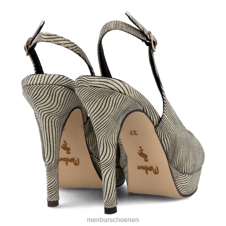 goud hoge hakken 64N06891 Bertolli vrouwen Menbur