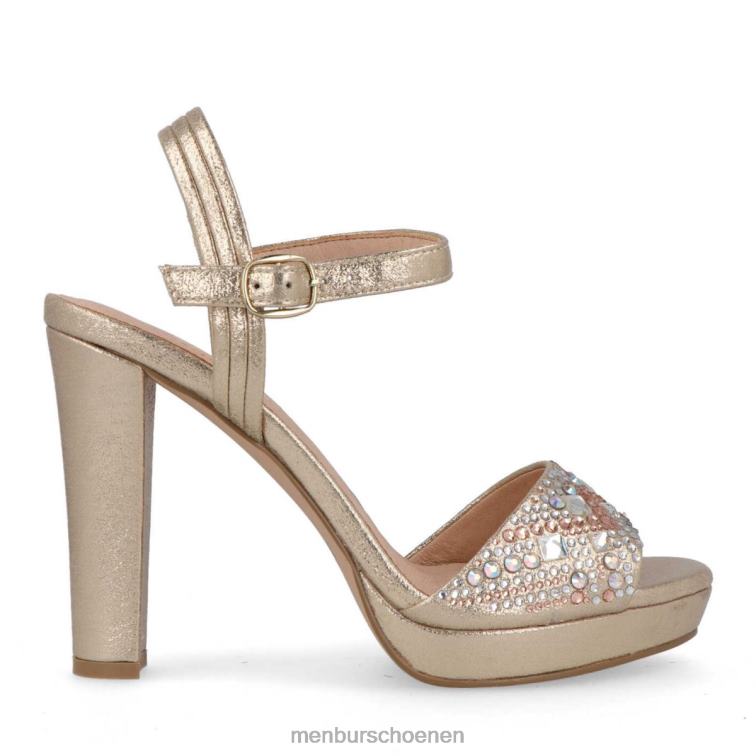 goud hoge hakken 64N06921 terras vrouwen Menbur