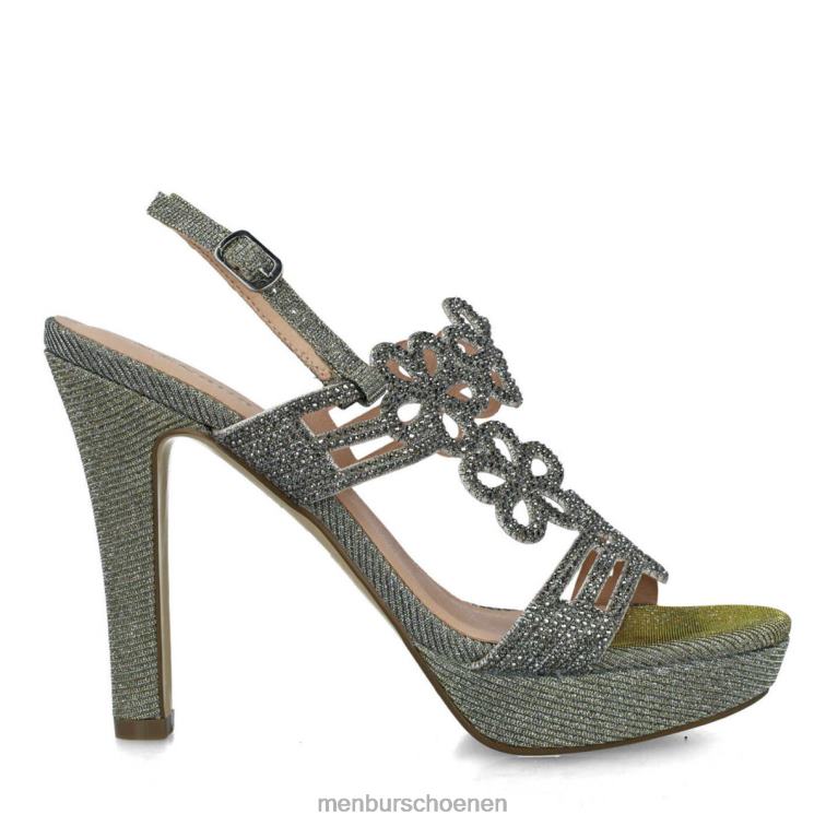 grijs hoge hakken 64N064913 Calusco vrouwen Menbur