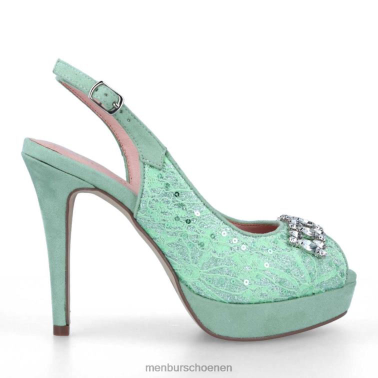 groente hoge hakken 64N065368 Novarees vrouwen Menbur