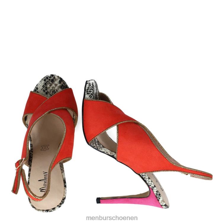 koraal hoge hakken 64N06850 kronen vrouwen Menbur