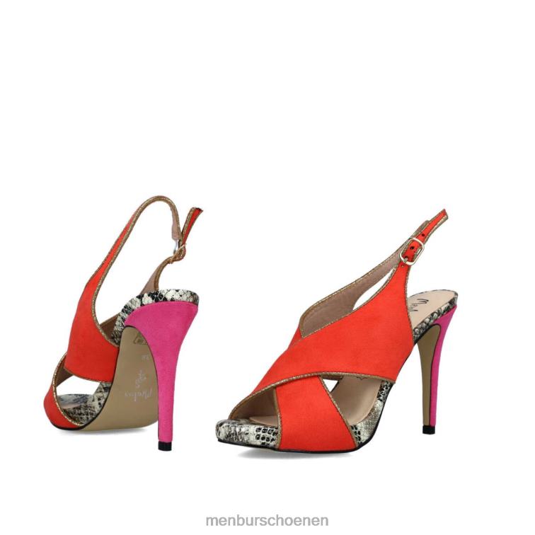 koraal hoge hakken 64N06850 kronen vrouwen Menbur