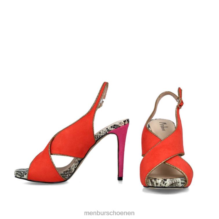 koraal hoge hakken 64N06850 kronen vrouwen Menbur