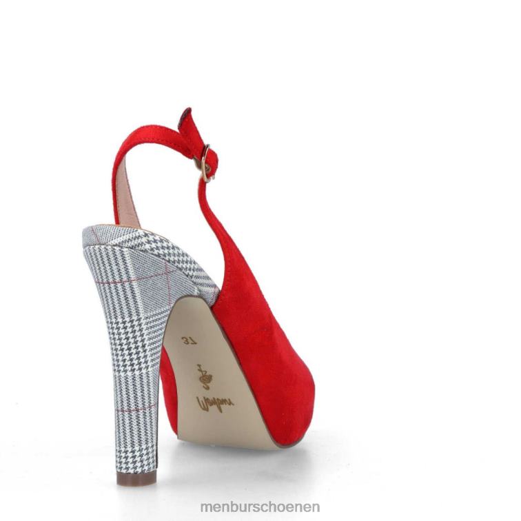 rood hoge hakken 64N061483 baucca vrouwen Menbur