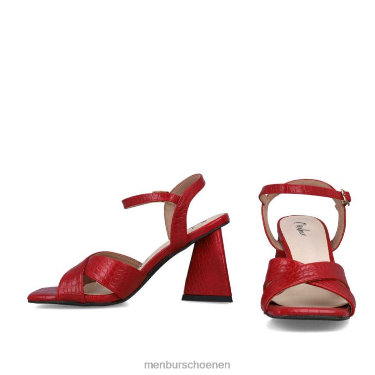 rood hoge hakken 64N063892 rubelit vrouwen Menbur