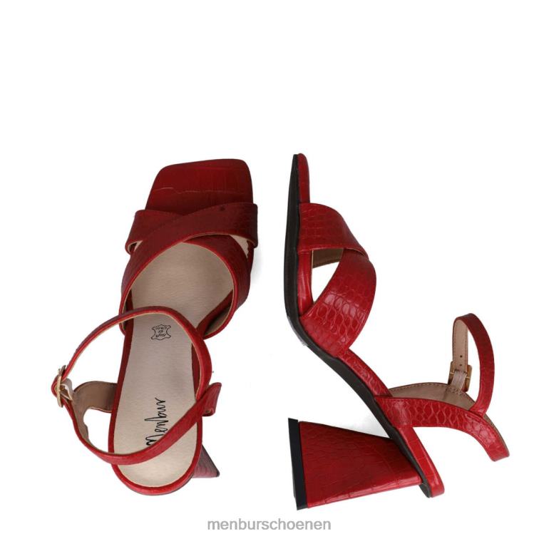 rood hoge hakken 64N063892 rubelit vrouwen Menbur