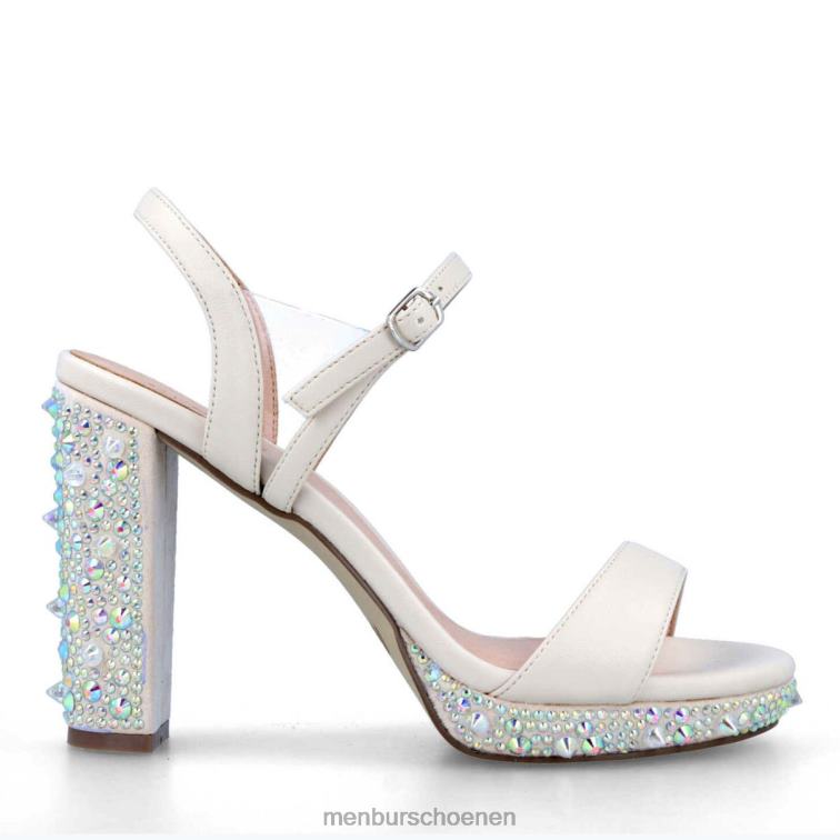 wit hoge hakken 64N061488 borgiallo vrouwen Menbur