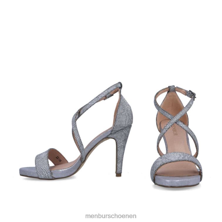 zilver hoge hakken 64N061305 bruin vrouwen Menbur