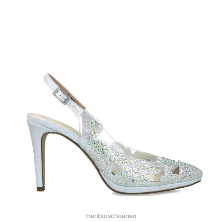 zilver hoge hakken 64N063722 antlia vrouwen Menbur