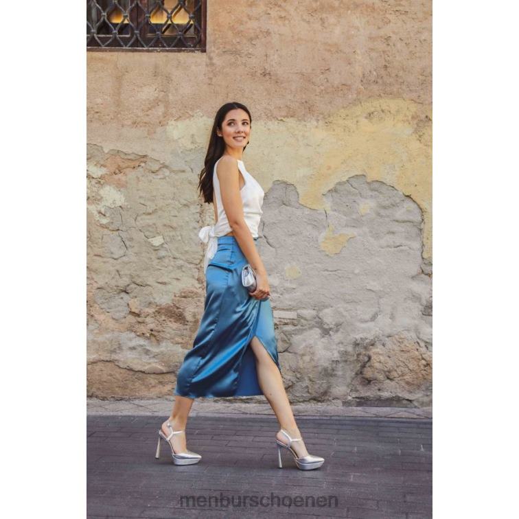 zilver hoge hakken 64N063727 Australië vrouwen Menbur