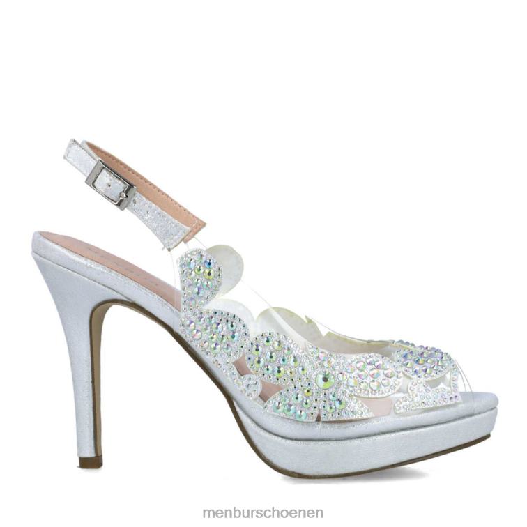 zilver hoge hakken 64N063748 antlia vrouwen Menbur