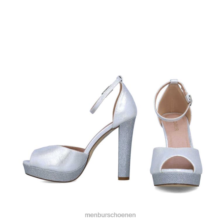 zilver hoge hakken 64N063835 lapislazuli vrouwen Menbur