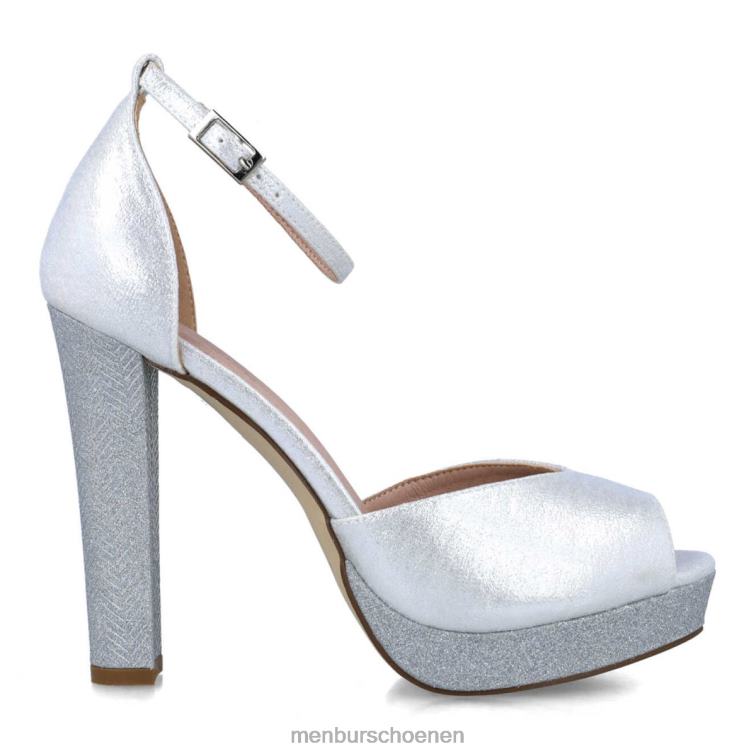 zilver hoge hakken 64N063835 lapislazuli vrouwen Menbur