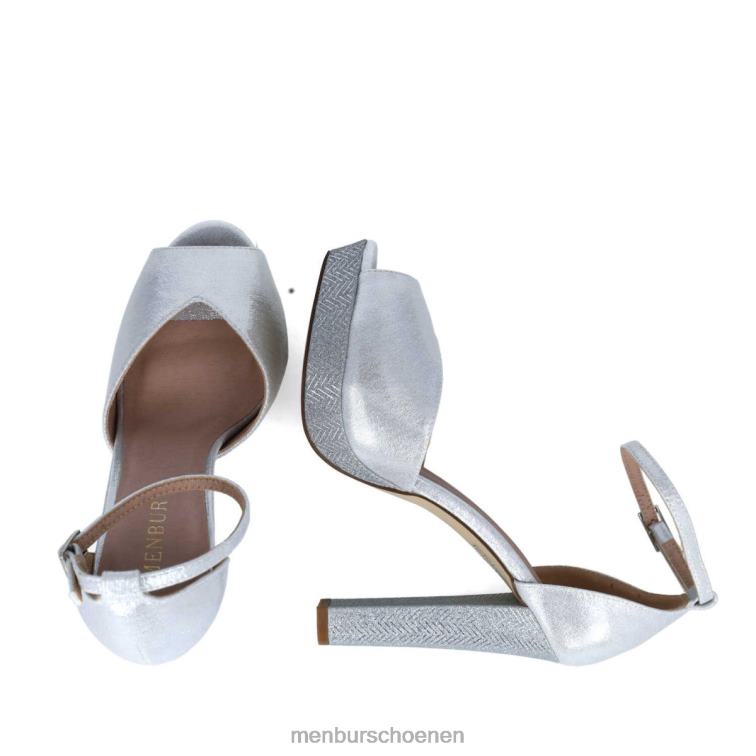 zilver hoge hakken 64N063835 lapislazuli vrouwen Menbur