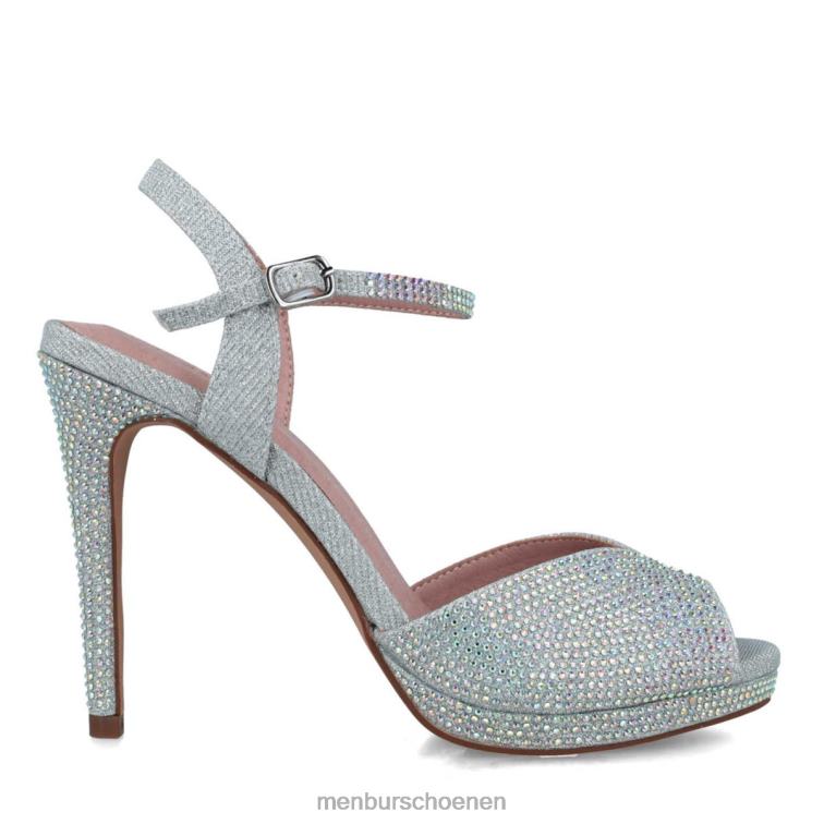 zilver hoge hakken 64N063873 gosjenita vrouwen Menbur