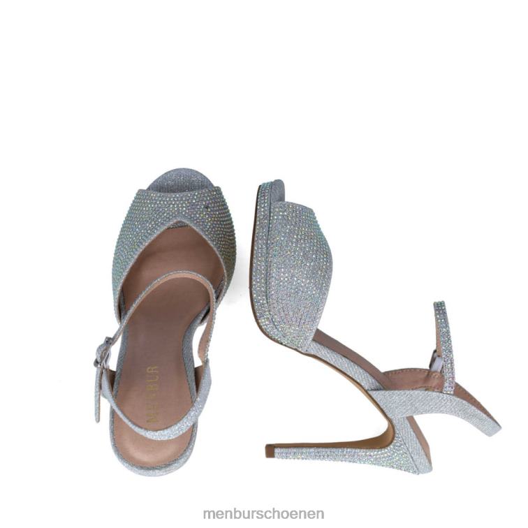 zilver hoge hakken 64N063873 gosjenita vrouwen Menbur