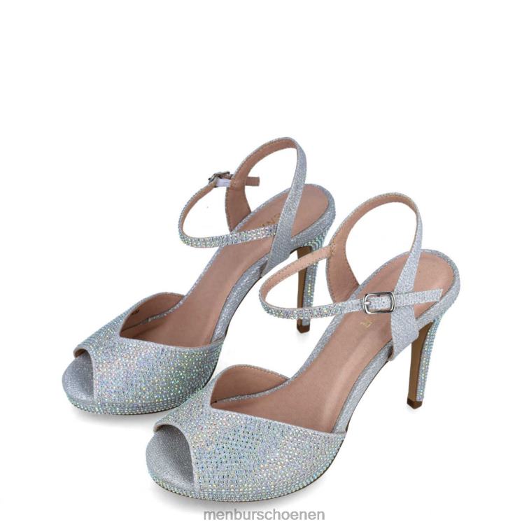 zilver hoge hakken 64N063873 gosjenita vrouwen Menbur
