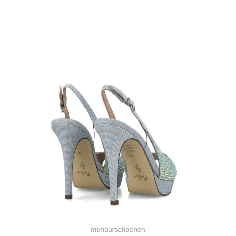 zilver hoge hakken 64N063960 bolina vrouwen Menbur