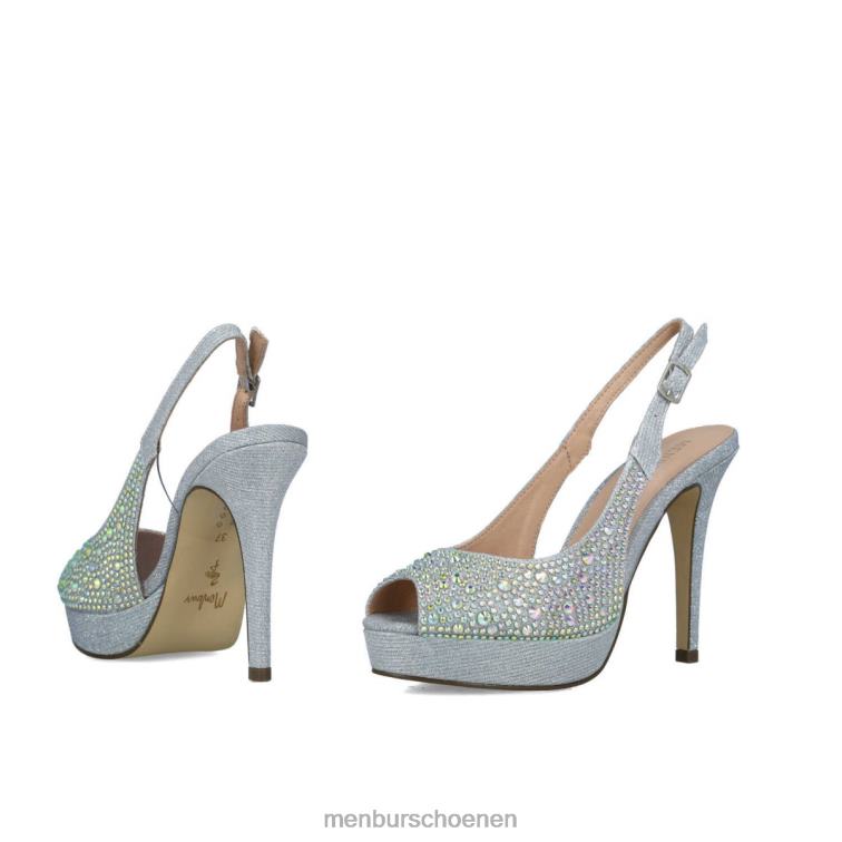 zilver hoge hakken 64N063960 bolina vrouwen Menbur