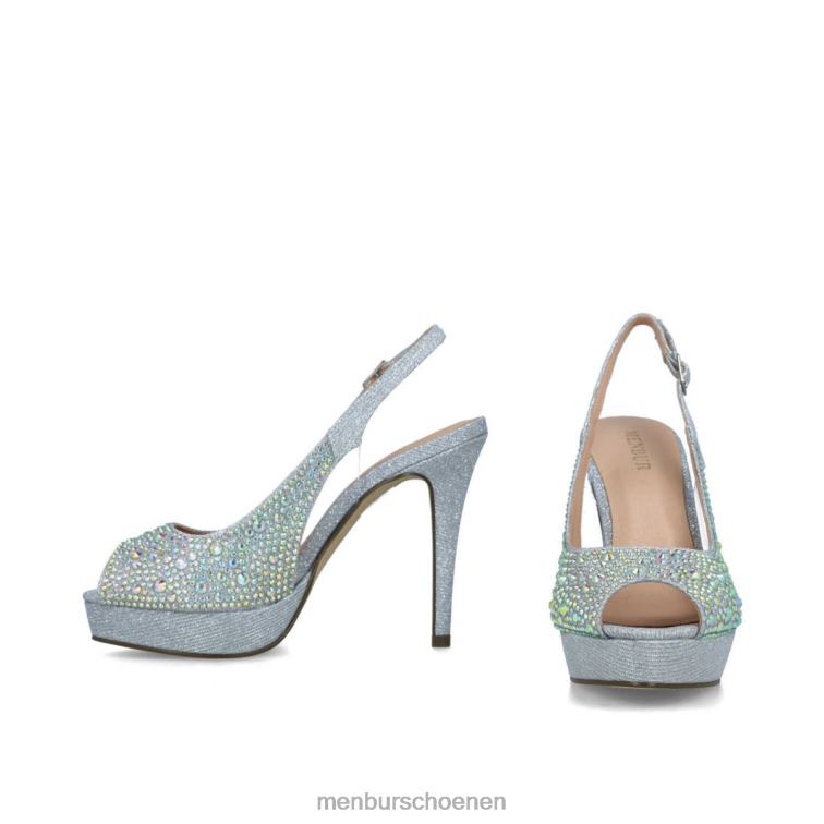 zilver hoge hakken 64N063960 bolina vrouwen Menbur