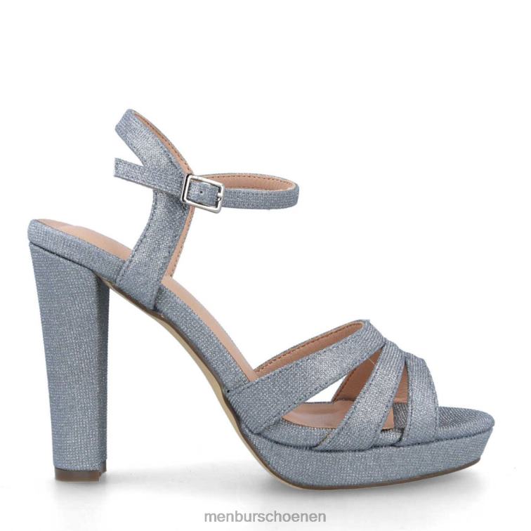 zilver hoge hakken 64N064024 grauson vrouwen Menbur