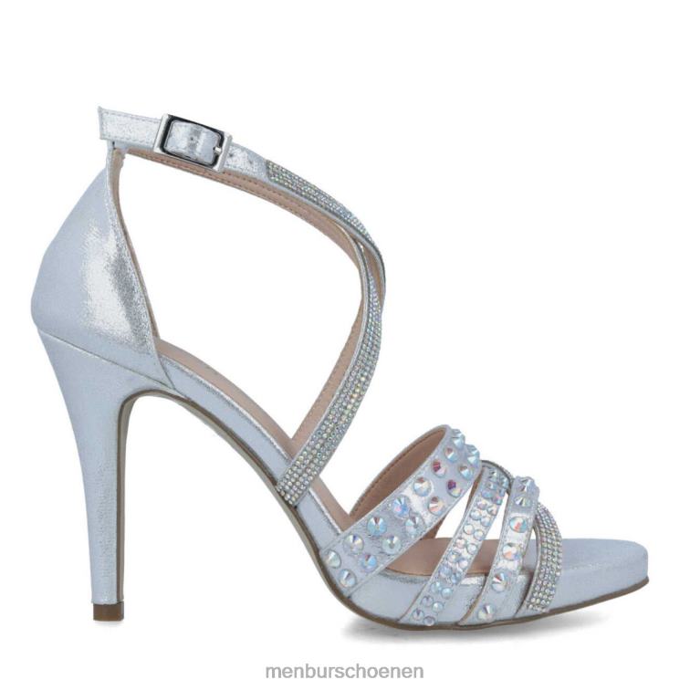 zilver hoge hakken 64N064041 bitetto vrouwen Menbur