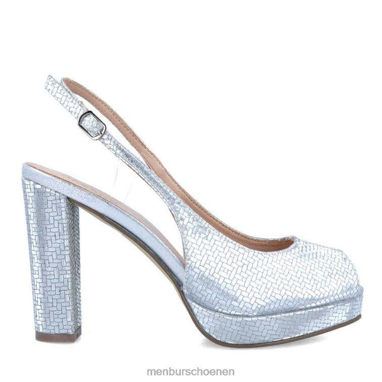 zilver hoge hakken 64N064056 carpi vrouwen Menbur