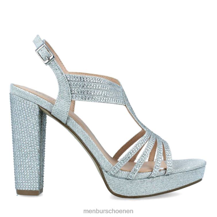 zilver hoge hakken 64N064067 ans vrouwen Menbur